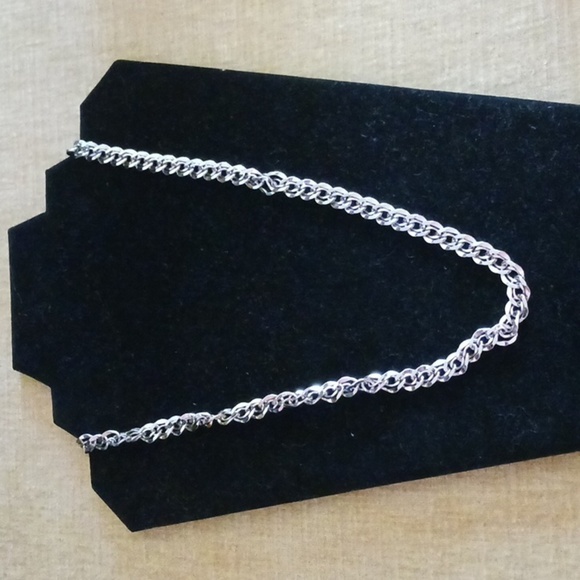 Napier Silver Tone Chain Necklace - Picture 1 of 6